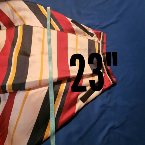 MAX & Co. Stripe A-Line Silhouette Skirt - Picture 5 of 11